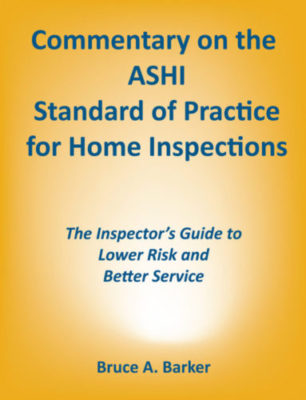 ASHI Standard of Practice Commentary Front Cover